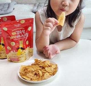 스미후루 코리아 릴스-수정본)감숙왕 바삭 바나나칩 — 5점을 준 리뷰어가 2025년 8월 올린 사용 사진