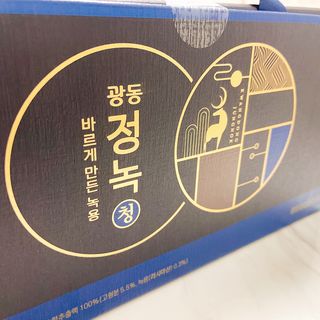 광동생활건강 [광동] 바르게 만든 녹용, 광동정녹청 30포. — 4.5점을 준 리뷰어가 2022년 6월 올린 사용 사진