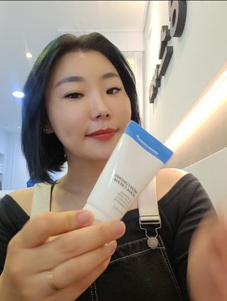 더마포레스트 모이스처라이징 아쿠아크림 / 수분크림 히알루론산 펩타이드 보습 미백 주름개선 — 5점을 준 리뷰어가 2021년 7월 올린 사용 사진