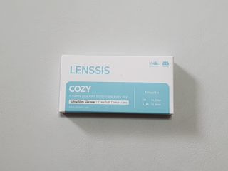 렌시스 LENSSIS [ 렌시스 ] 발색 짱짱 , 유니크한 색감 ＃코지시리즈  1개월용 ｜ 2컬러 중 택1 ｜ — 4점을 준 리뷰어가 2021년 7월 올린 사용 사진
