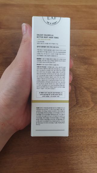 달리프 클로렐라 베러 루트 헤어토닉 100ml — 5점을 준 리뷰어가 2021년 4월 올린 사용 사진