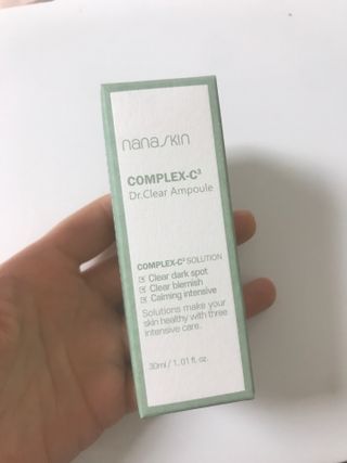 나나스킨 콤플렉스씨쓰리닥터클리어앰플 — 5점을 준 리뷰어가 2021년 9월 올린 사용 사진