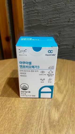 메디포스트 모비타 아쿠아셀 엔초비오메가3 60캡슐 — 5점을 준 리뷰어가 2023년 1월 올린 사용 사진