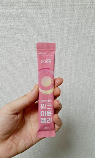 인디닥터 면역 생생 핑크 이뮨 젤리 + 타이탄 BCAA 프로틴 젤리스틱 — 5점을 준 리뷰어가 2022년 5월 올린 사용 사진