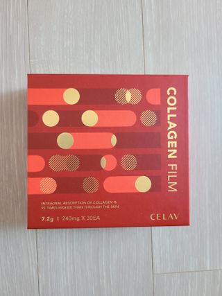 프리마인 귀족의 콜라겐, 92배 흡수율. 럭셔리 프리미엄 셀라브 콜라겐필름 30매 — 4점을 준 리뷰어가 2021년 10월 올린 사용 사진