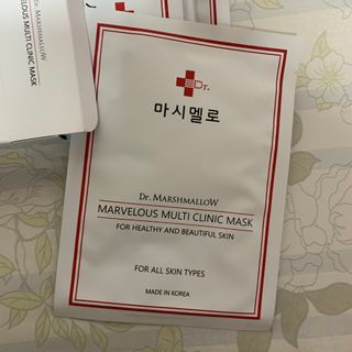 닥터마시멜로 마블러스 멀티 클리닉 마스크 — 3점을 준 리뷰어가 2021년 4월 올린 사용 사진
