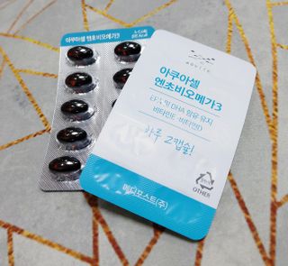 메디포스트 모비타 아쿠아셀 엔초비오메가3 60캡슐 — 5점을 준 리뷰어가 2023년 1월 올린 사용 사진