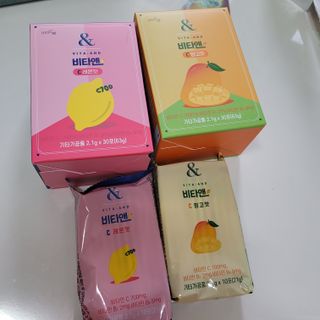 비타앤C 레몬맛, 망고맛 — 5점을 준 리뷰어가 2021년 6월 올린 사용 사진