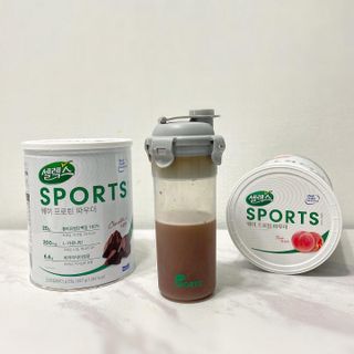 셀렉스스포츠 셀렉스 스포츠 웨이 프로틴 파우더 2종 + 텀블러 세트 — 5점을 준 리뷰어가 2021년 6월 올린 사용 사진