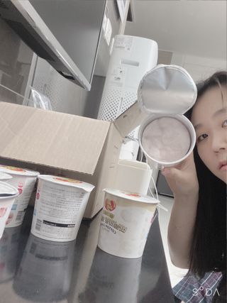 젤리벨리 솜사탕 2종-딸기치즈케이크, 바닐라 — 4점을 준 리뷰어가 2022년 2월 올린 사용 사진