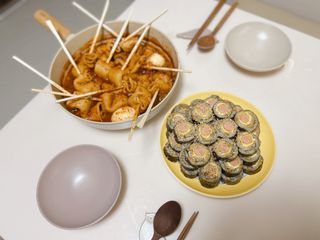 해풀잎 누구나 김밥*1ea [(혼합야채 35g *1ea,  김밥김 (5g, 5ea),  양념간장 (6g, 5ea), 참기름(5g, 2ea)] — 5점을 준 리뷰어가 2022년 7월 올린 사용 사진