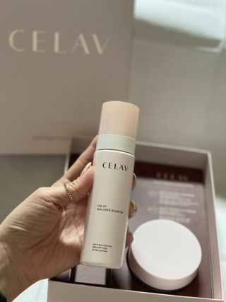 프리마인 바르기만 하면 철벽 스킨케어+24시간 마스크팩 효과. 셀라브 리제너레이팅 시스템 부스터+크림 세트 — 4.5점을 준 리뷰어가 2023년 5월 올린 사용 사진
