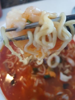 [풀무원] 자연은맛있다 정면, 백면, 홍면  세트 — 5점을 준 리뷰어가 2021년 4월 올린 사용 사진