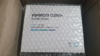 페페로니 클린플러스 덴탈치킨껌 10g x 14p — 4점을 준 리뷰어가 2021년 7월 올린 사용 사진