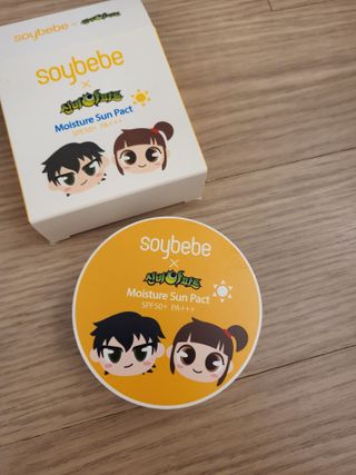 소이베베X신비아파트 모이스쳐 선팩트 SPF50+ PA+++ — 5점을 준 리뷰어가 2023년 4월 올린 사용 사진