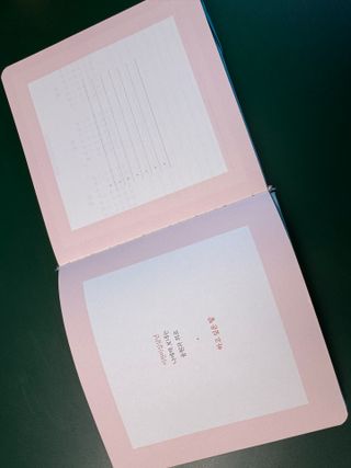 리훈 2023년 하고싶은말다이어리 (세로/정사각 중 택 1, 베이지/블루 중 택 1) — 5점을 준 리뷰어가 2024년 2월 올린 사용 사진