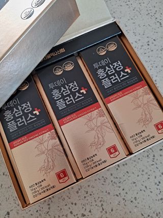 서울약사신협_투데이홍삼정플러스스틱_10g x 30포 — 5점을 준 리뷰어가 2021년 1월 올린 사용 사진
