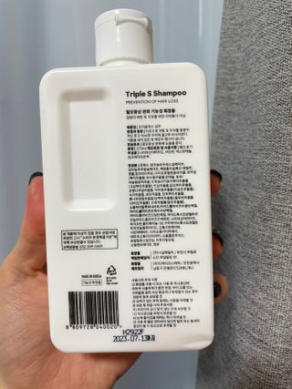 트리플에스 탈모 샴푸 275ml + 실크 트리트먼트 275ml — 5점을 준 리뷰어가 2021년 2월 올린 사용 사진