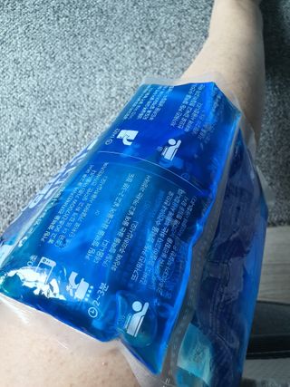 건강누리인터내셔날 [썸머특별구성] 잘라쓰는 3단 커팅 냉온 젤팩(1+1) — 5점을 준 리뷰어가 2022년 7월 올린 사용 사진