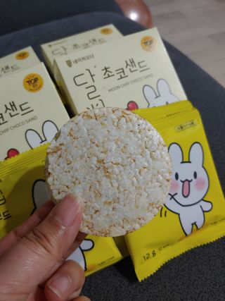네이처오다 달칩 초코샌드 — 5점을 준 리뷰어가 2021년 2월 올린 사용 사진