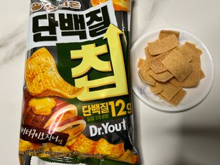 맛있게 채우는 단백질 12g, 닥터유 단백질칩 — 5점을 준 리뷰어가 2023년 12월 올린 사용 사진