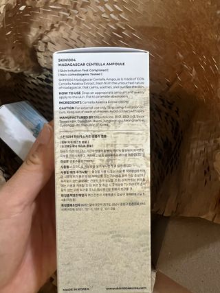 [스킨1004] 마다가스카르 센텔라 앰플 100ml — 5점을 준 리뷰어가 2024년 5월 올린 사용 사진