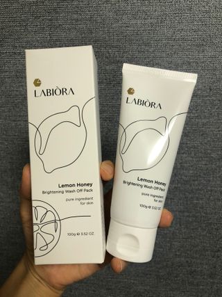 라비오라 레몬 허니 브라이트닝 워시오프 팩 100g — 5점을 준 리뷰어가 2022년 7월 올린 사용 사진