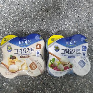 매일바이오 그릭요거트 오리지널 플레인 4개, 로스터리 커피믹스 4개 — 5점을 준 리뷰어가 2021년 12월 올린 사용 사진