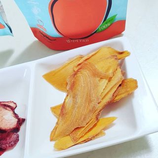 아비삭 과일칩 딸기, 감, 포도, 바나나 4종 — 5점을 준 리뷰어가 2021년 9월 올린 사용 사진