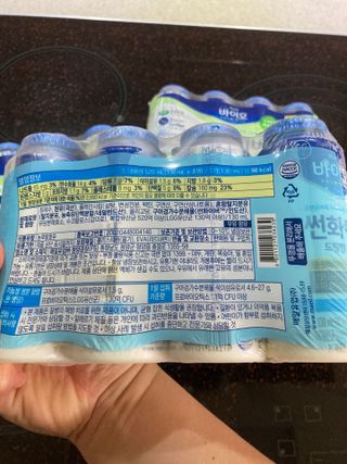 LIVE 매일바이오 썬화이버 드링킹 요거트 — 5점을 준 리뷰어가 2022년 8월 올린 사용 사진