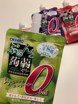 ORIHIRO 오리히로 곤약젤리 제로칼로리 130g 4종 4팩(맛별로 1팩씩) — 5점을 준 리뷰어가 2023년 3월 올린 사용 사진