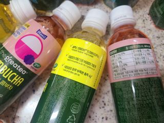 더그레잇티 콤부차 [매일유업] 더그레잇티 44kcal 콤부차 300ml *12개입 (오리지널 6개+베리리치 6개) — 4.5점을 준 리뷰어가 2023년 7월 올린 사용 사진