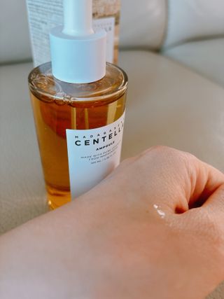 [스킨1004] 마다가스카르 센텔라 앰플 100ml — 4점을 준 리뷰어가 2024년 5월 올린 사용 사진