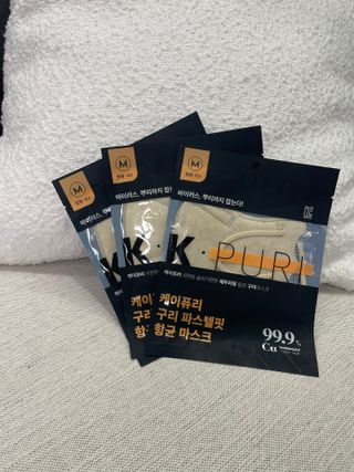 [케이퓨리] 케이퓨리 항균 구리마스크 15매 (대형/중형/키즈) — 5점을 준 리뷰어가 2022년 11월 올린 사용 사진
