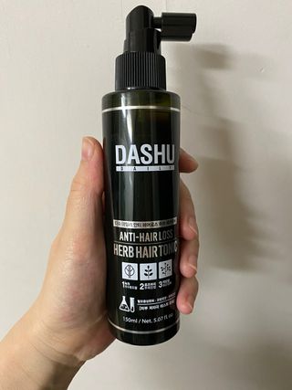 다슈코리아 다슈 데일리 안티 헤어로스 허브 헤어토닉 150ml — 5점을 준 리뷰어가 2021년 2월 올린 사용 사진