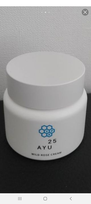AYU25[아유트웬티파이브]다마스크로즈워터 베이스 천연 수분 촉촉 크림 — 5점을 준 리뷰어가 2021년 4월 올린 사용 사진