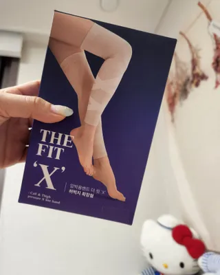 땡스마이레그 더핏X 압박밴드 허벅지확장형 — 5점을 준 리뷰어가 2022년 8월 올린 사용 사진