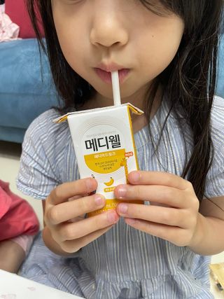 메디웰 페디아드링크 미니 바나나맛 — 4.5점을 준 리뷰어가 2022년 8월 올린 사용 사진