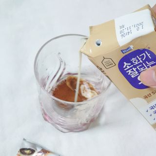 소화가 잘되는 우유 국산 5곡 미숫가루 — 5점을 준 리뷰어가 2021년 9월 올린 사용 사진