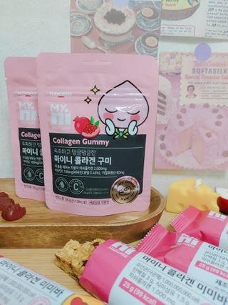 일동제약 마이니 마이니 늘씬날씬 콜라겐 세트 — 5점을 준 리뷰어가 2021년 2월 올린 사용 사진
