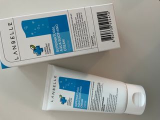 랑벨 수퍼내츄럴 아쿠아 수딩 크림 100ml — 5점을 준 리뷰어가 2022년 4월 올린 사용 사진