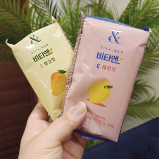 비타앤C 레몬맛, 망고맛 — 5점을 준 리뷰어가 2021년 4월 올린 사용 사진