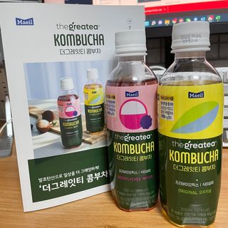 더그레잇티 콤부차 300ml *12개입 (오리지널 6개+베리리치 6개) — 4점을 준 리뷰어가 2022년 7월 올린 사용 사진