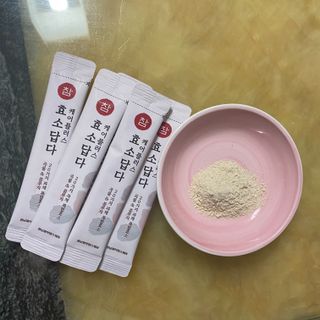 FREE [경남제약헬스케어] 런칭기념 케어플러스 참효소답다 3g x 30포/곡물효소&콤부차 — 5점을 준 리뷰어가 2023년 10월 올린 사용 사진
