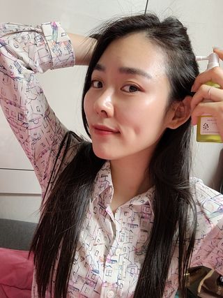 달리프 클로렐라 베러 루트 헤어토닉 100ml — 5점을 준 리뷰어가 2021년 5월 올린 사용 사진