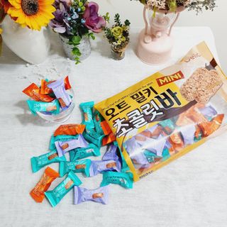 델리스 오트 밀키 초콜릿 바 — 5점을 준 리뷰어가 2022년 5월 올린 사용 사진