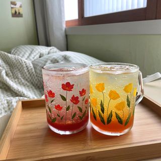 [복음자리] 바리스타 패키지 2종 랜덤발송 (딸기스무디 스틱+샤인머스캣에이드 or 망고스무디+자몽에이드) — 5점을 준 리뷰어가 2022년 7월 올린 사용 사진