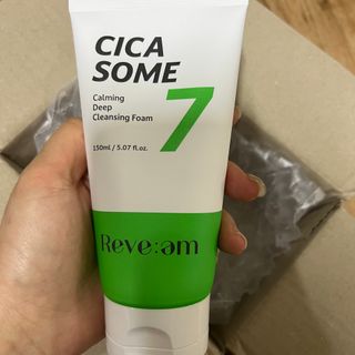 나우 [리브엠] 화해 1등 각질 클렌저! 시카좀 카밍 딥 클렌징 폼 — 5점을 준 리뷰어가 2025년 7월 올린 사용 사진