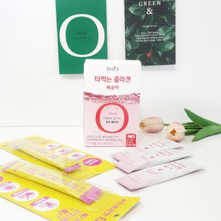 [음료수 대신 가능!]  빠르게 흡수되는 아임오 타먹는 콜라겐 1박스 — 5점을 준 리뷰어가 2023년 4월 올린 사용 사진