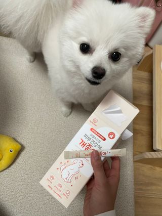 My Pet Care 모발과 모질 피부건강에 개좋아 — 5점을 준 리뷰어가 2021년 3월 올린 사용 사진